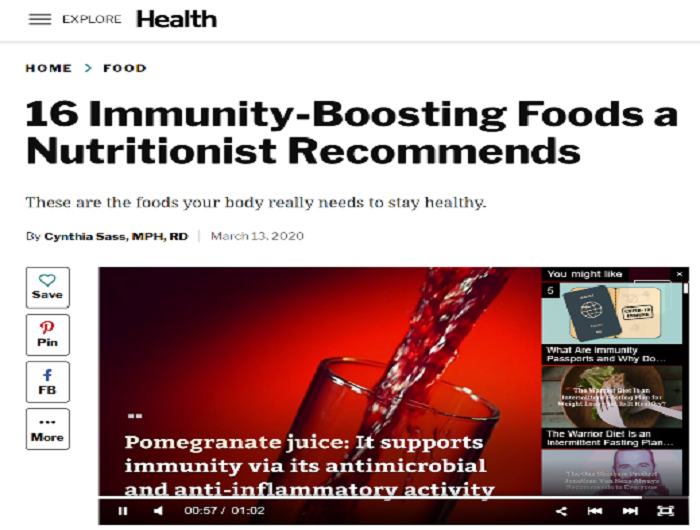 Immunity boosting foods headline
